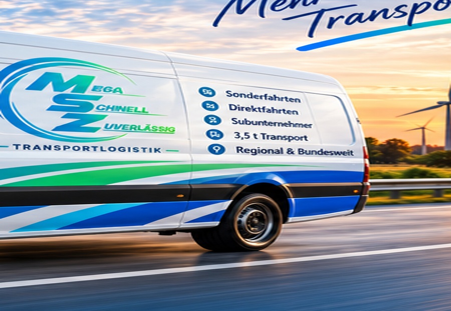 MSZ Sprinter auf einer Straße bei Sonnenuntergang
